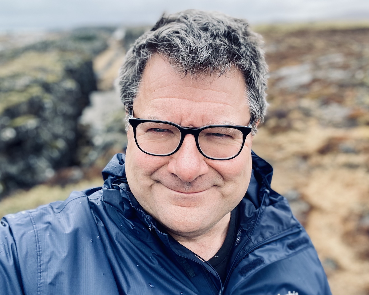 David A. Jaeger in Iceland